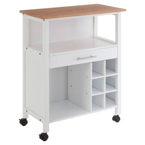 Harlow White and Bamboo Top 1 Drawer Kit