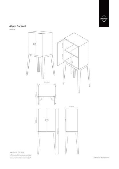 Lure Stainless Steel Cabinet