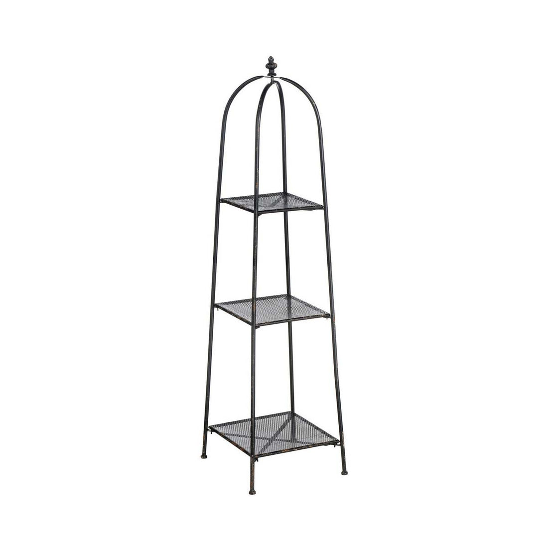 New York Loft Black 3 Tier Shelf Unit