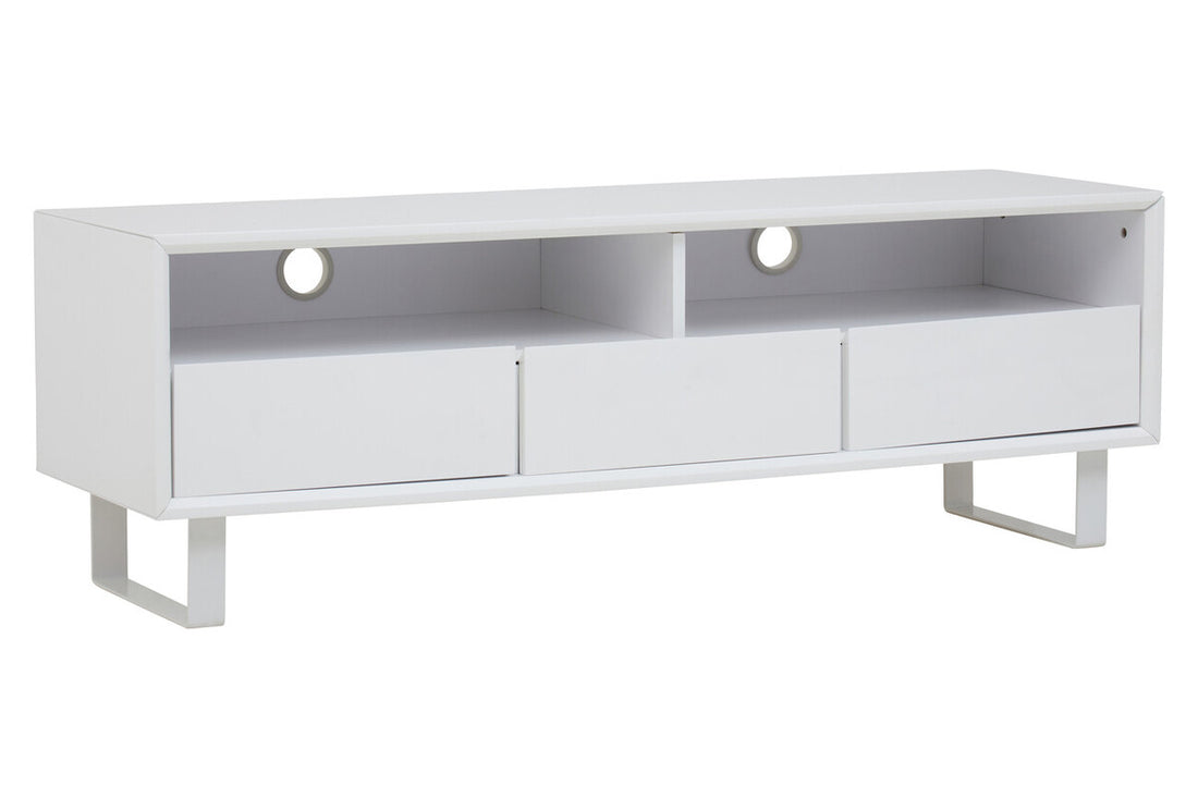 Moritz White High Gloss Media Cabinet