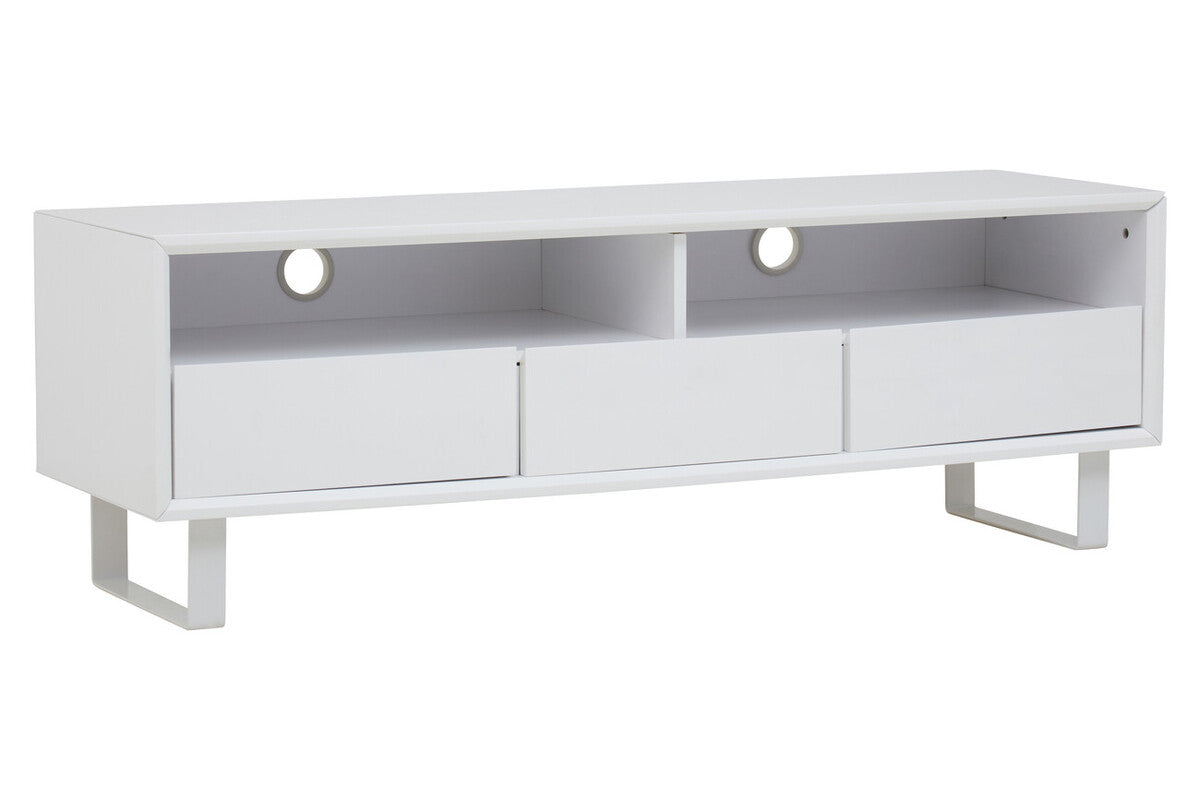 Moritz White High Gloss Media Cabinet