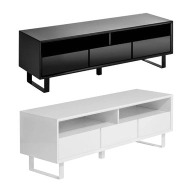 Moritz White High Gloss Media Cabinet