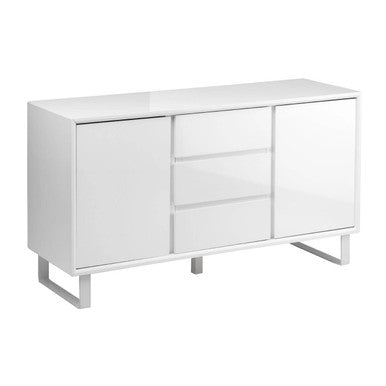 Moritz White High Gloss Sideboard