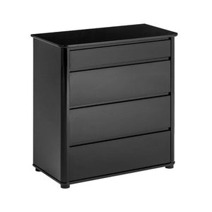 Moritz Black High Gloss 4 Drawer Chest