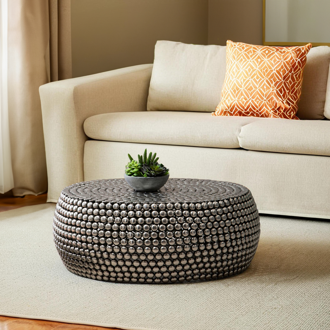 Templar Silver Coffee Table