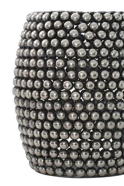 Templar Pewter Stool and Side Table