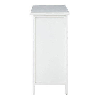 New England White 6 Drawers Chest