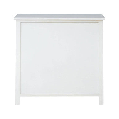 New England White 6 Drawers Chest