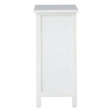 New England White 3 Drawers Chest