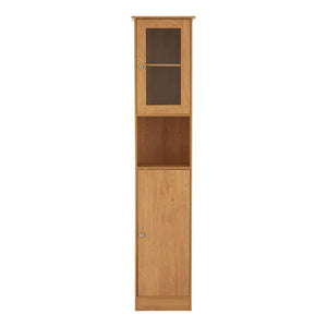 Portland Tall Oak Veneer Cabinet | Portland Oak