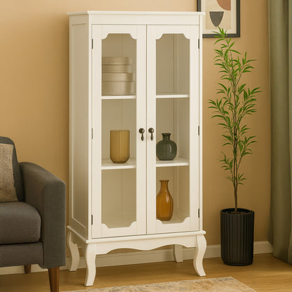 Marcella 2 Glass Doors Cabinet