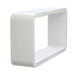 Set of Three Varied White | Wall Cubes