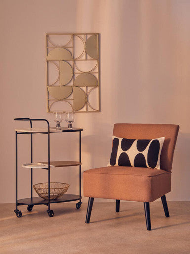 Stockholm Terracotta Fabric Chair