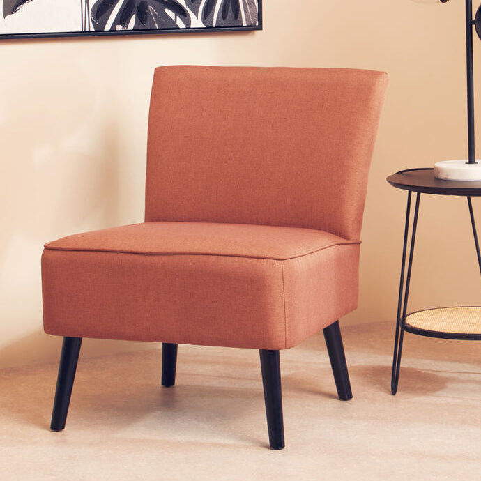 Stockholm Terracotta Fabric Chair