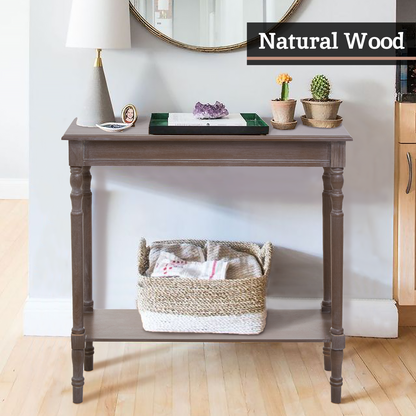 Heritage Natural Wash Console Table