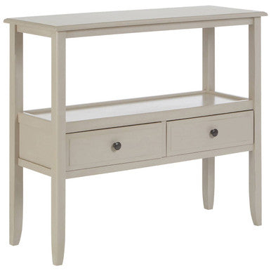 Heritage 2 Drawers Grey Console Table