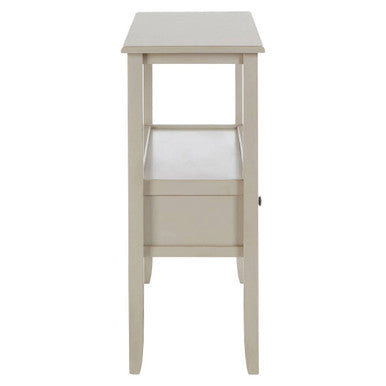 Heritage 2 Drawers Grey Console Table