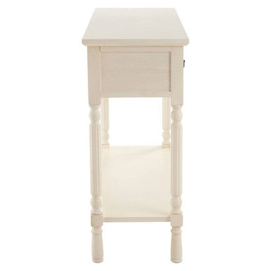 Heritage 3 Drawer White Console Table