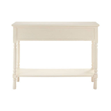 Heritage 3 Drawer White Console Table