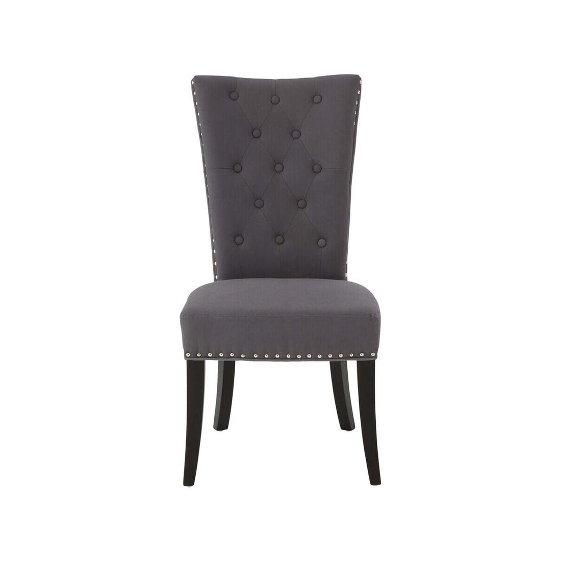 Regents Park Grey Cotton And Linen Dining Chair