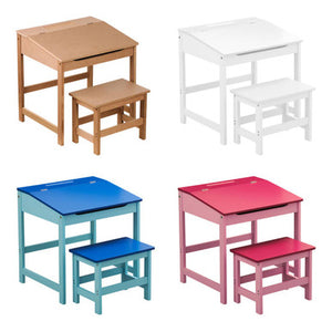 Jordan Childrens White Desk And Stool