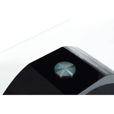 Halo O Shaped Coffee Table With Black Base