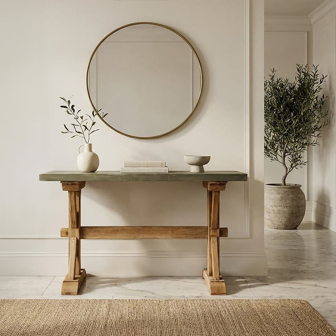 Pompeii Wooden Console Table