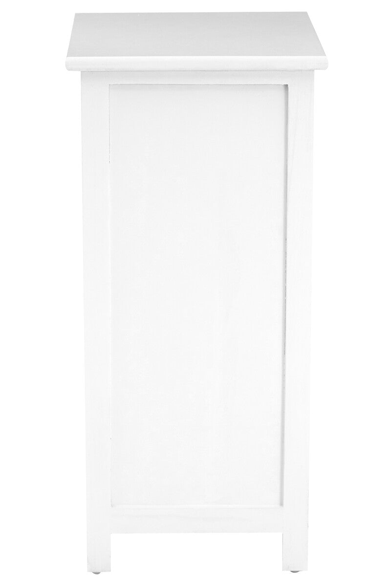 New England White 3 Drawers Chest