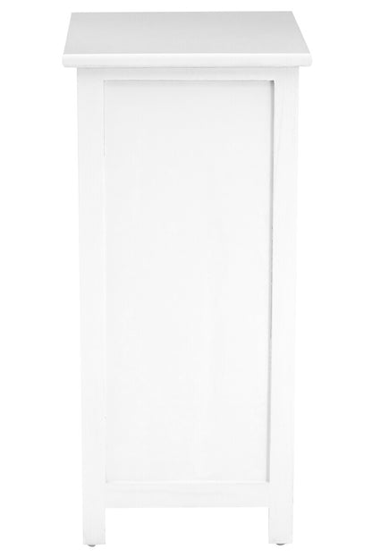 New England White 3 Drawers Chest