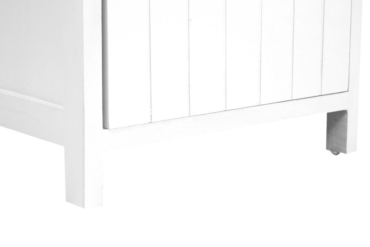 New England White 3 Drawers Chest