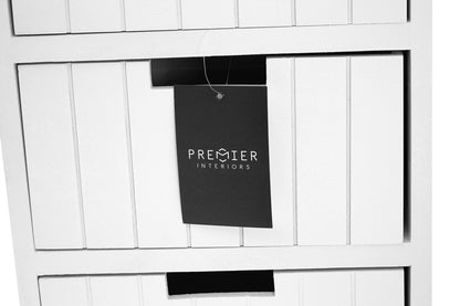 New England White 3 Drawers Chest