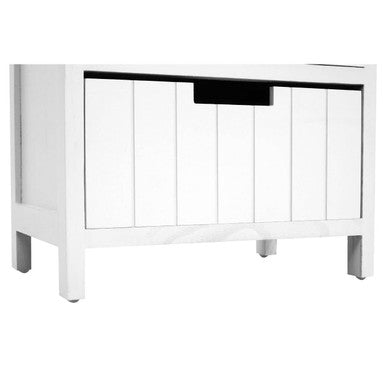 New England White Mdf 5 Drawers Chest