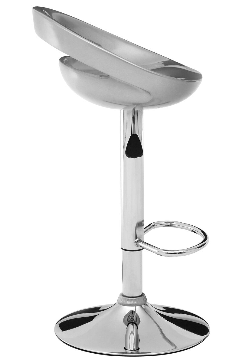 Seleno Silver ABS Bar Stool - image 3