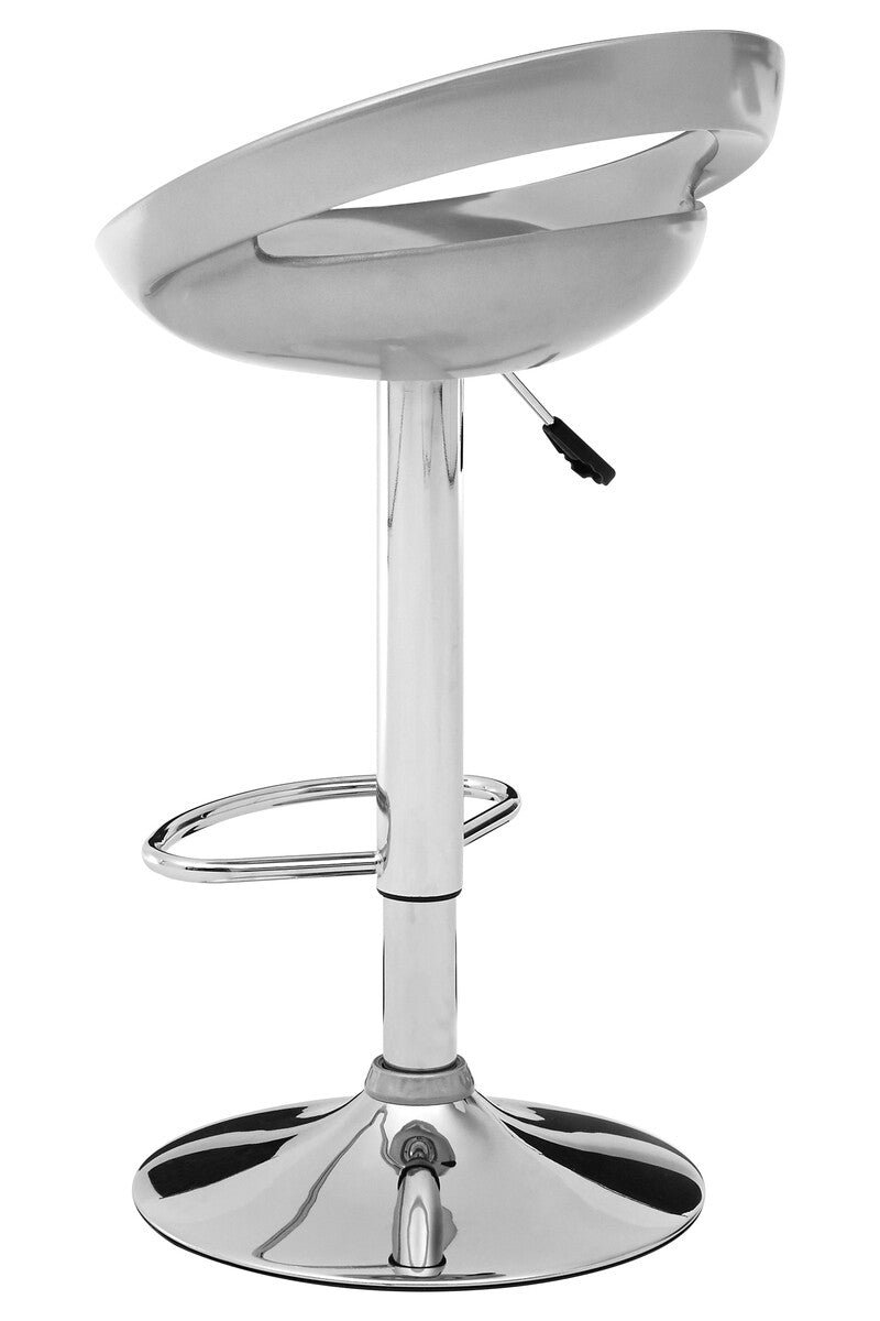 Seleno Silver ABS Bar Stool - image 4