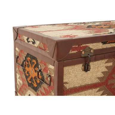 Set Of 2 Multi Print Storage Trunks