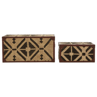 Aztec Storage Trunks   Set Of 2