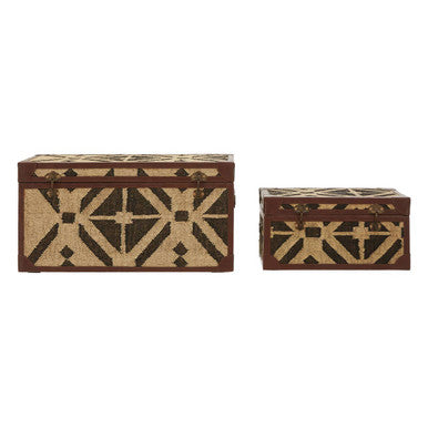 Aztec Storage Trunks   Set Of 2