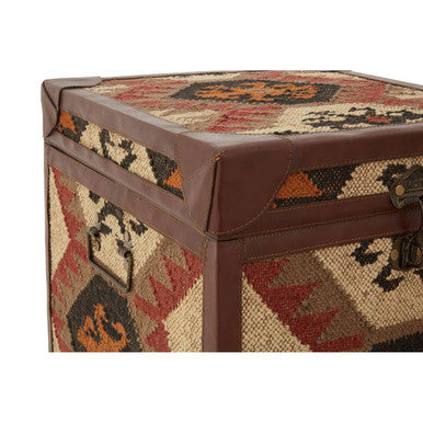 Aztec Set Of Two Side Table Trunks