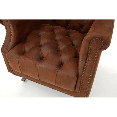 Regents Park Brown Tall Porter Chair