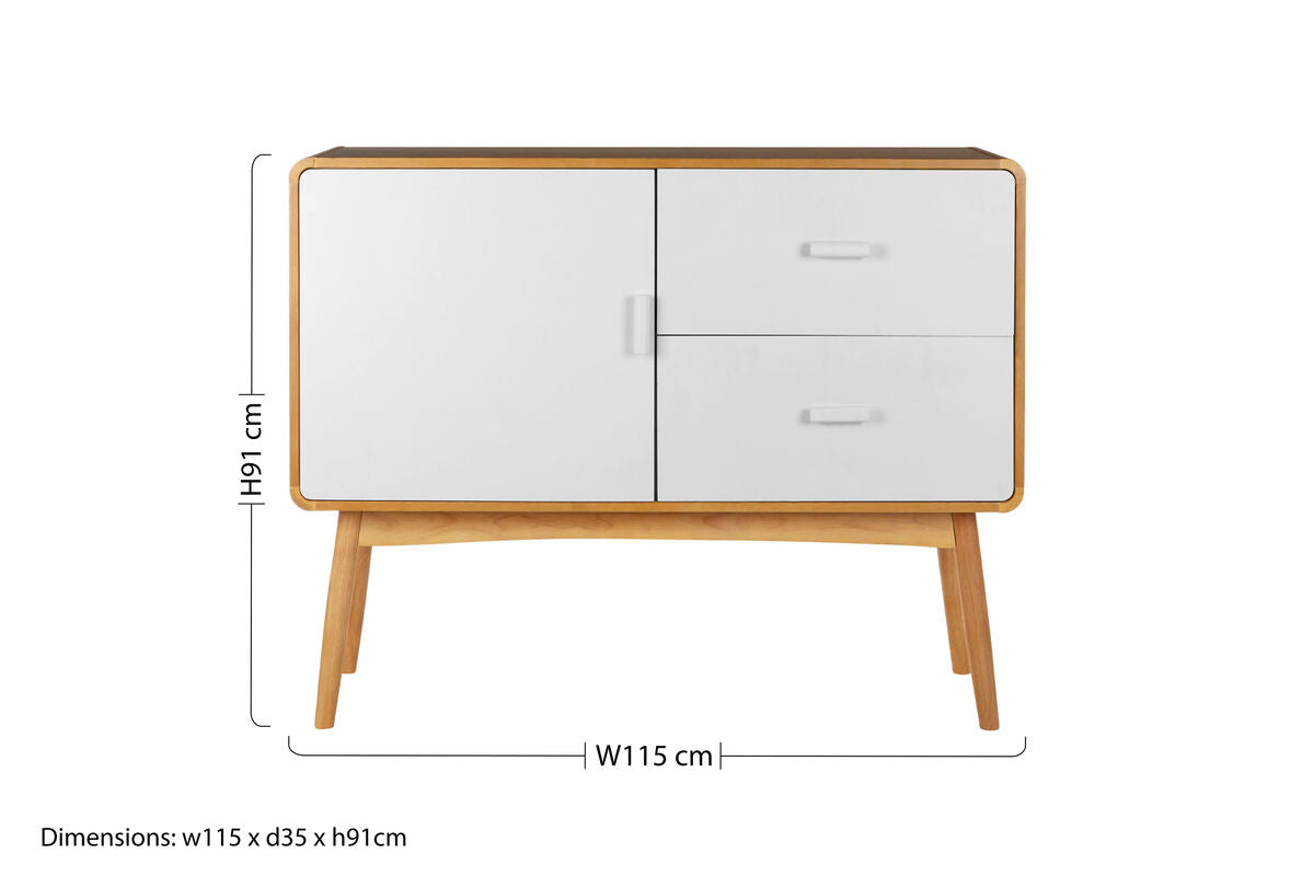 Malmo 1 Door And 2 Drawers Sideboard