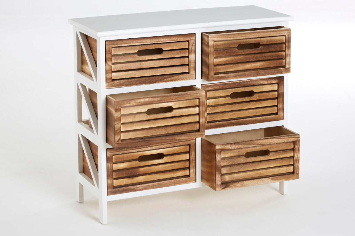 Portsmouth 6 Drawers Unit