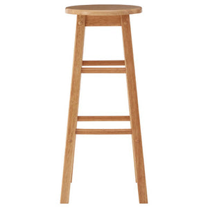 Selby Natural Tropical Hevea Wood Tall Bar Stool