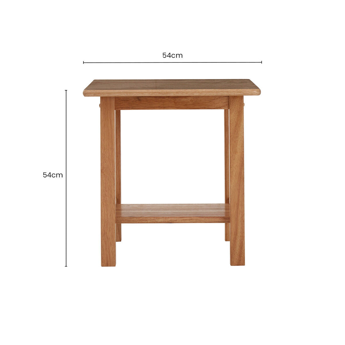 Selby Natural Square Side Table