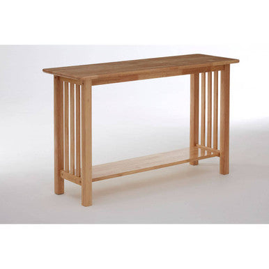 Selby Natural Rectangular Console Table