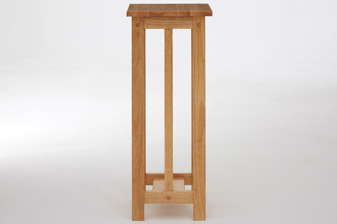 Selby Natural Tropical Hevea Wood Square Plant Stand