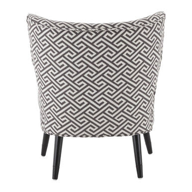Regents Park Greek Key Design Accent Chair