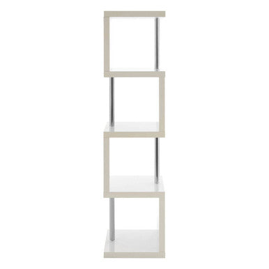 Maze 4 Tier White Gloss Shelf Unit - image 4