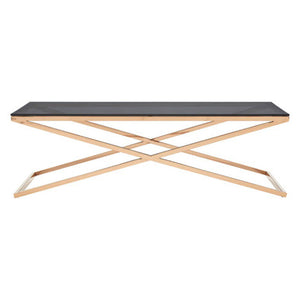 Montril Glass Top Criss Cross Coffee Table