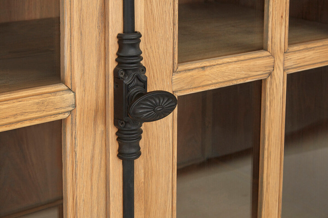 Lyon Oak Wood Sideboard with Washed Grey Finish - image 5