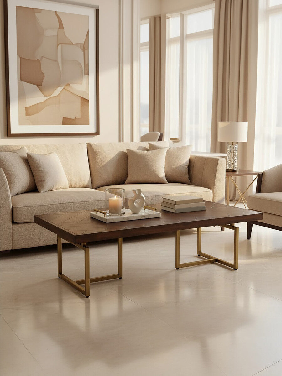 Brando Acacia Wood Effect Coffee Table - image 5